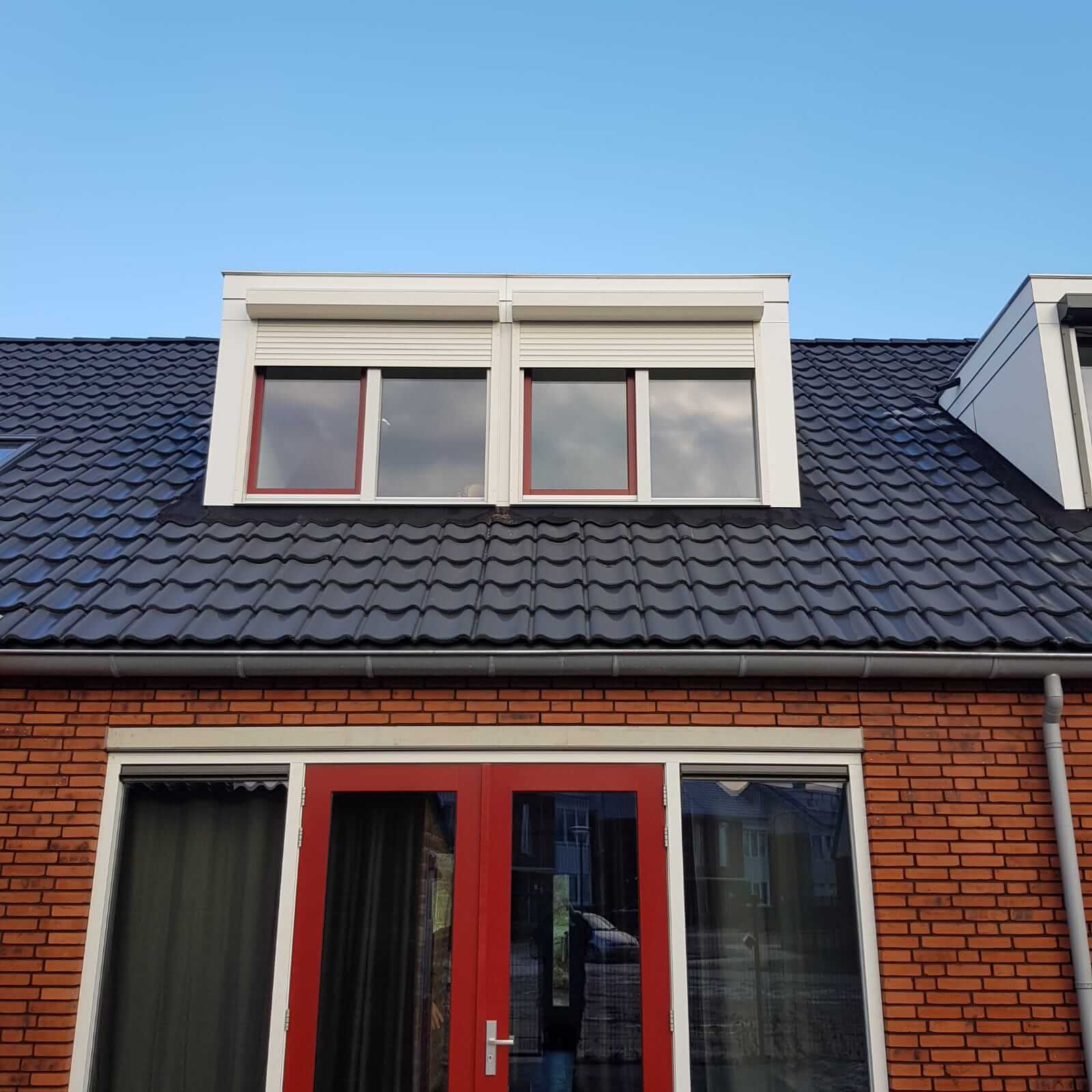 rolluiken niet half open laten bij storm of harde wind